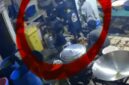 Detik-detik rekaman kamera pengawas (CCTV) memperlihatkan suasana area dapur Rumah Makan Pecel Lele Hj Syam saat terjadi perkelahian antar-karyawan di Kelurahan Tangga Takat, Kecamatan Seberang Ulu (SU) II, Palembang.