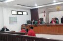 Saat JPU bacakan tuntutan pidana terhadap Dua terdakwa disidang yang digelar di PN Palembang, Senin (24/8/2026)