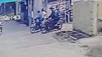 Empat Pelaku Curanmor Terekam CCTV Saat Gondol Motor Korban