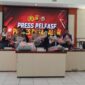 fhoto : ungkap kasus/prees realese tindak pidana pencurian di wilayah hukum polres pagar alam