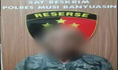 Polres Muba Tangkap Pelaku Pembakaran Hutan Di Bayung Lencir.