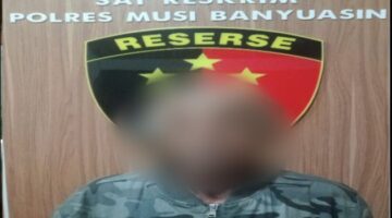 Polres Muba Tangkap Pelaku Pembakaran Hutan Di Bayung Lencir.