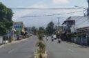 fhoto : penampakan langit pagar alam menunjukkan ada asap samar menyeluti langit