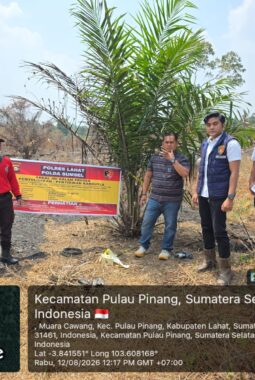 Polisi Dalami Karhutla 350 Hektare di Bukit Senubut Lahat
