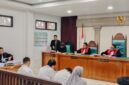 Saat JPU bacakan Tuntutan pidana terhadap Empat Terdakwa disidang PN Tipikor Palembang, Kamis (27/8/2026)