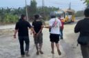 Foto pelaku saat diringkus polisi