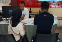 Foto korban membuat laporan poloso