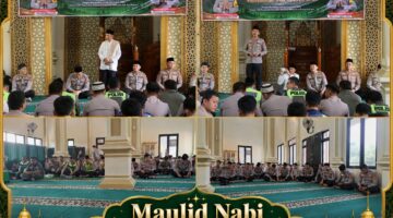 Maulid Nabi di Polres Empat Lawang, Personel Diajak Teladani Akhlak Rasulullah