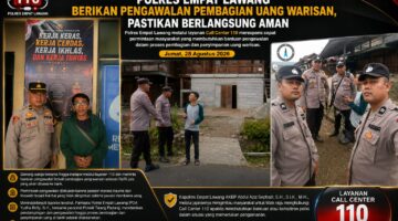 Layanan Call Center 110 Gerak Cepat, Polisi Kawal Warga Bawa Uang Warisan Rp70 Juta
