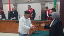 Usai terdakwa jalanin sidang di PN Tipikor Palembang, Senin (31/8/2026)