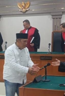 JPU Bungkam Soal Tuntutan, Mantan Kades Sebokor Amir Divonis 1 Tahun 7 Bulan