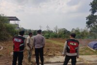 fhoto : patroli polres pagar alam menyasar kebun dan petani cegah karhutlah dan pencurian
