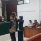 Saat sidang gugutan media digelar di PN Palembang, Senin (31/8/2026)
