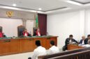 Suasana persidangan di PN Tipikor Palembang saat tim penasihat hukum menyampaikan nota pembelaan (pledoi) dalam sidang, Senin (31/8/2026).