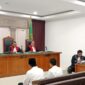 Suasana persidangan di PN Tipikor Palembang saat tim penasihat hukum menyampaikan nota pembelaan (pledoi) dalam sidang, Senin (31/8/2026).