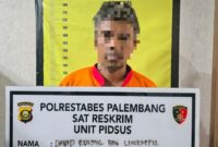 Bakar Lahan untuk Bercocok Tanam, Pria 43 Tahun Diamankan Tim Karhutla Polrestabes Palembang