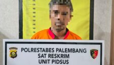 Bakar Lahan untuk Bercocok Tanam, Pria 43 Tahun Diamankan Tim Karhutla Polrestabes Palembang