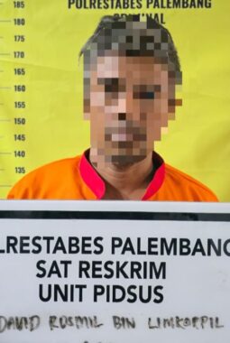 Bakar Lahan untuk Bercocok Tanam, Pria 43 Tahun Diamankan Tim Karhutla Polrestabes Palembang