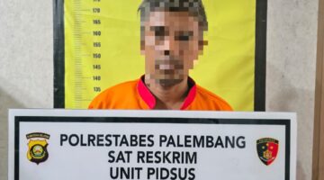 Bakar Lahan untuk Bercocok Tanam, Pria 43 Tahun Diamankan Tim Karhutla Polrestabes Palembang