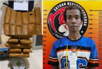 fhoto (istimewa/humas res pa) : tersangka tindak pidana narkotika di wilayah hukum polres pagar alam