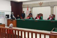 Saat JPU bacakan tuntutan pidana disidang yang digelar di PN Palembang, Selasa (1/9/2026)
