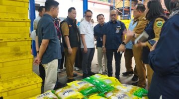 Stok Beras Premium Menipis, Pemprov Sumsel Sidak Pasar dan Cek Pabrik