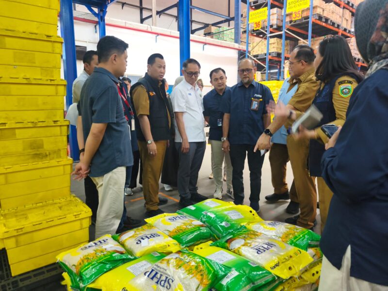Stok Beras Premium Menipis, Pemprov Sumsel Sidak Pasar dan Cek Pabrik