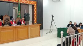 Saat JPU KPK RI bacakan dakwaan Kedua terdakwa disidang PN Tipikor Palembang,Rabu (2/9/2026)