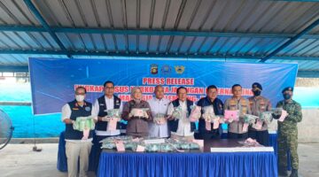 BNNP Sumsel Bongkar Jaringan Narkoba Internasional, 47 Kg Sabu dan 9.439 Butir Ekstasi Disita