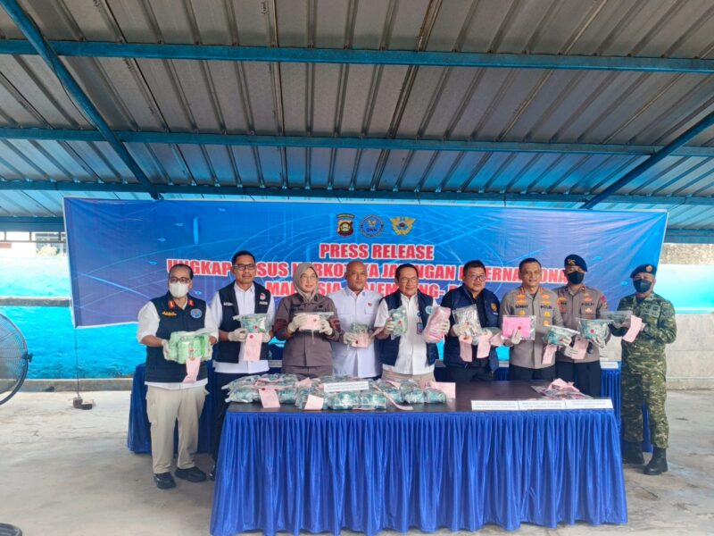 BNNP Sumsel Bongkar Jaringan Narkoba Internasional, 47 Kg Sabu dan 9.439 Butir Ekstasi Disita