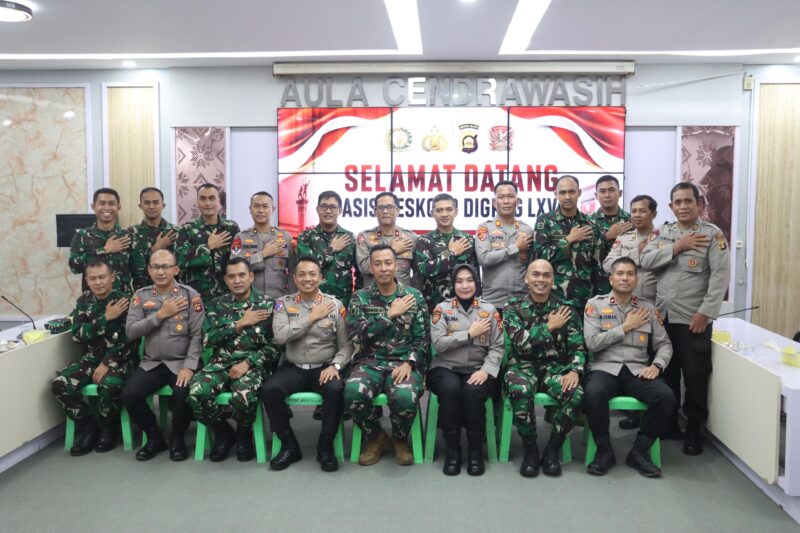 Kapolrestabes Palembang Terima Tim Seskoad, Perkuat Sinergi Cegah Karhutla