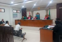 Saat JPU bacakan tuntutan pidana terhadap kedua Terdakwa di sidang PN Tipikor Palembang, Kamis (3/9/2026)