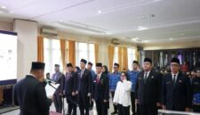 fhoto : pelantikan dan pengambilan sumpah pejabat pagar alam