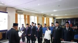 fhoto : pelantikan dan pengambilan sumpah pejabat pagar alam