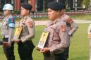 fhoto : upcara pemberhentian tidak dengan hormat dua personel polres pagar alam