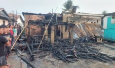 Diduga Korsleting Listrik, Motor Terbakar dan Menjalar ke Tiga Rumah