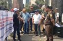 Saat PST gelar aksi damai di kejati Sumsel, Selasa (8/9/2026)
