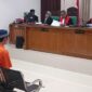 Saat majelis hakim menjatuhkan vonis terdakwa Basaruddin di sidang PN Palembang, Selasa (8/9/2026)