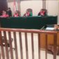 Saat majelis hakim menjatuhkan hukuman terdakwa Andika disidang PN Tipikor Palembang, Selasa (8/9/2026)