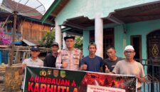 Polsek Muara Pinang Gencarkan Makmano Karhutla, Warga Diingatkan Bahaya Bakar Lahan