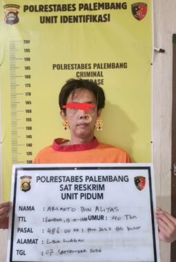 Gelapkan 80 Dus Bir, Arianto Diciduk Unit Pidum Polrestabes Palembang
