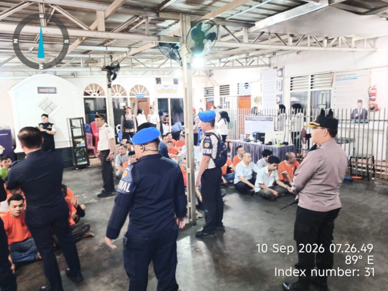 fhoto : prosesi relokasi tahanan lapas kelas iii pagar alam