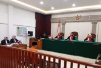 Saat JPU bacakan tuntutan pidana Fernando disidang PN Palembang, Kamis (10/9/2027)