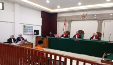 Saat JPU bacakan tuntutan pidana Fernando disidang PN Palembang, Kamis (10/9/2027)