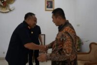 fhoto : walikota dan jajaran pemkot pagar terima kunjungan ditjenpas sumsel