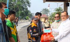 APHI, Pemprov Sumsel dan Mitra APP Group Libatkan 80 Relawan Bagikan 8.000 Masker