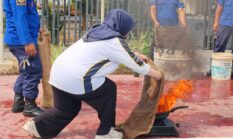 Rutan Kelas IIB Baturaja Gelar Simulasi Penanggulangan Tanggap Cepat Kebakaran oleh Dinas Pemadam Kebakaran OKU