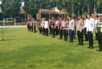 fhoto : polres pagar alam kerahkan personel awasi sejumlah spbu