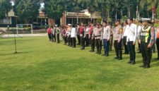 fhoto : polres pagar alam kerahkan personel awasi sejumlah spbu