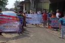 fhoto (istimewa) : aksi solidaritas keluarga korban curas dihadapan polres pagar alam
